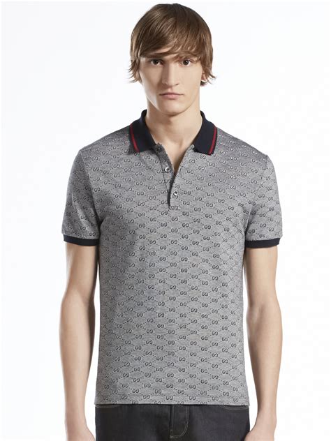 gucci men's polo shirts|men gucci polo sale.